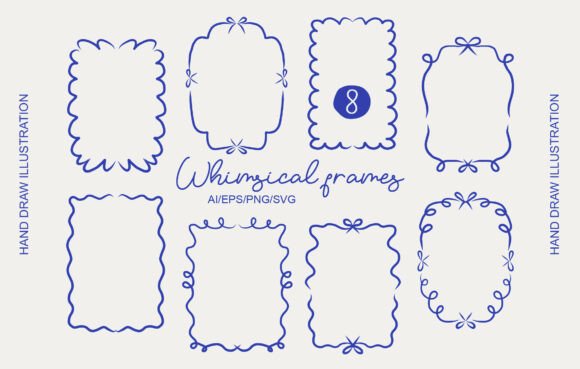 Download Whimsical Hand Draw Frames Clipart Set - Whimsical Collection