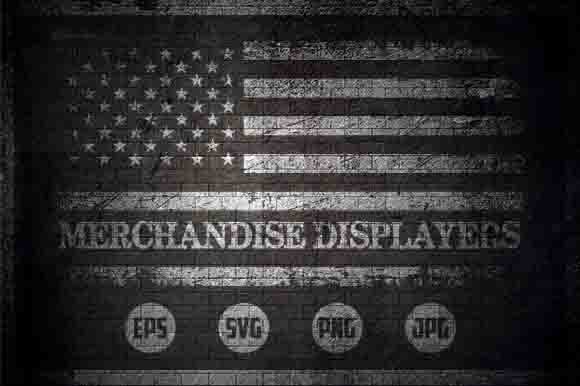 Download Merchandise Displayers - USA Flag - Display Collection