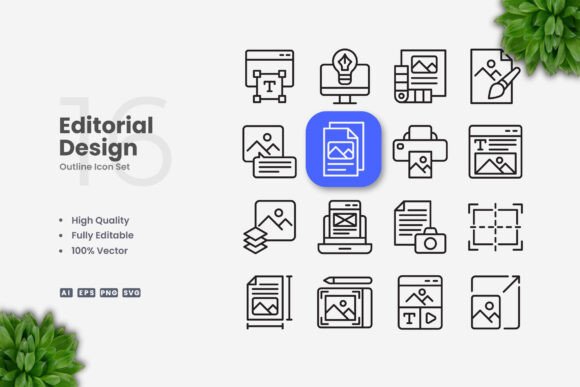 Download Editorial Design Icons - Editorial design Collection