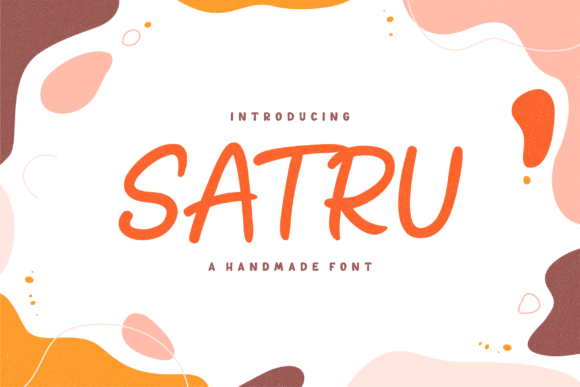Download Satru a Handmade Playful Display Font - Display Collection