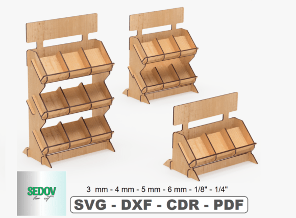 Download Laser Cut Retail Display Stand 3 Sizes - Premium Resources